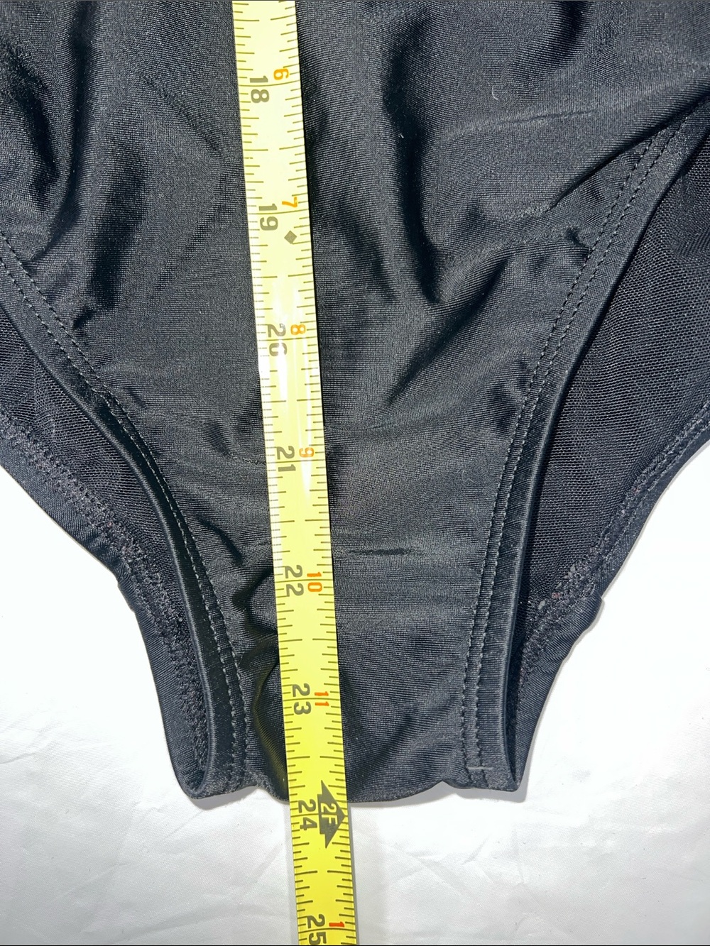 Torrid Women's Plus Size 3 Black Ruched Lace Up One Piece Swimsuit - Picture 3 of 9